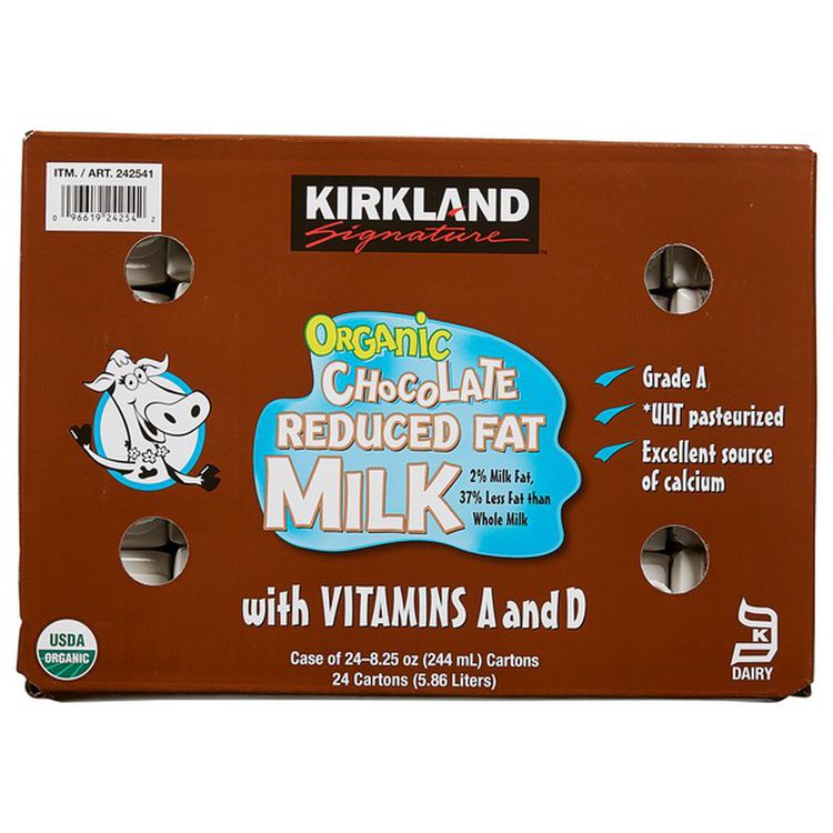 Chocolate Milk 2% Org 24/8.5oz